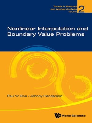 cover image of Nonlinear Interpolation and Boundary Value Problems